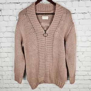 JACKSON ROWE | I See You chunky knit full zip pocket cardigan sweater
